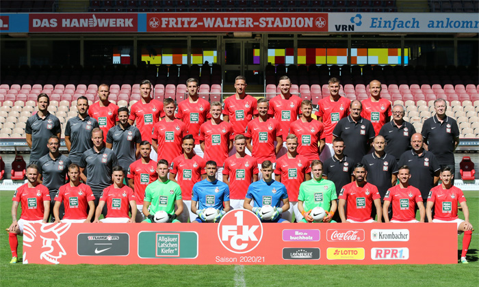 Das neue Mannschaftsfoto des 1. FC Kaiserslautern zur Saison 2020/21