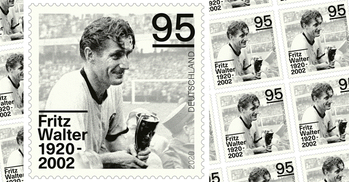 Zum 100. Geburtstag: Briefmarke für Fritz Walter