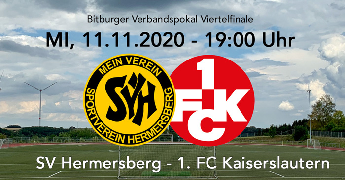 Pokal-Viertelfinale in Hermersberg am 11. November
