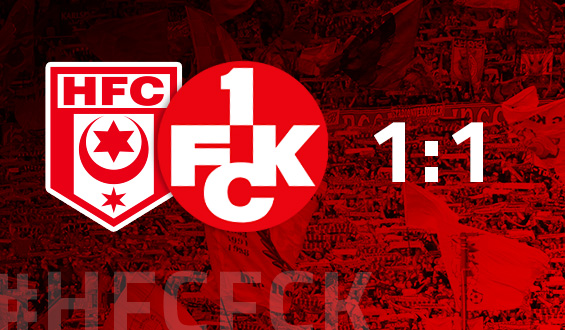 Trotz Pausenführung: FCK spielt nur 1:1 in Halle