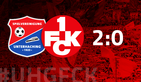 0:2 in Haching: Nächster Rückschlag für den FCK