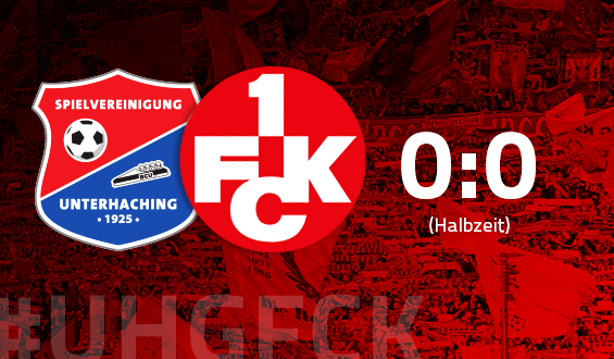 Lautern in Haching: Noch keine Tore zur Pause