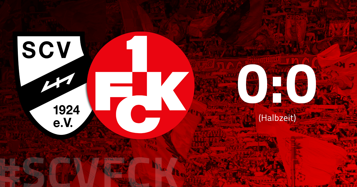 Halbzeit in Verl: FCK bleibt bislang noch torlos