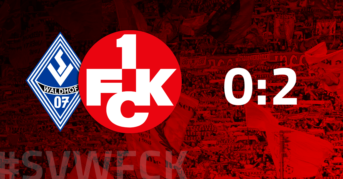 Derbysieger, Derbysieger! FCK schlägt Waldhof 2:0