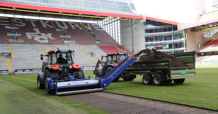 Zum Meppen-Heimspiel: Neuer Rasen auf dem Betze