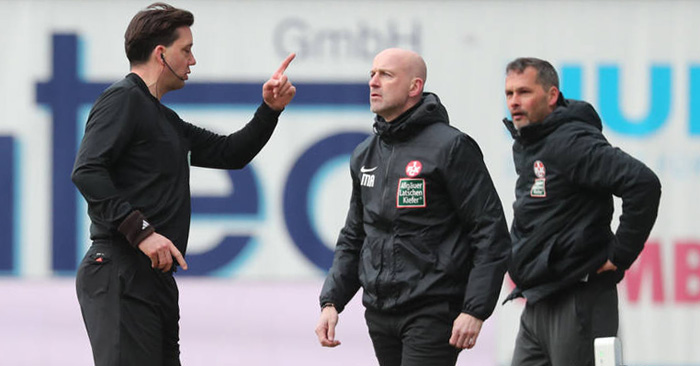 Ein Spiel Innenraumverbot für FCK-Trainer Antwerpen