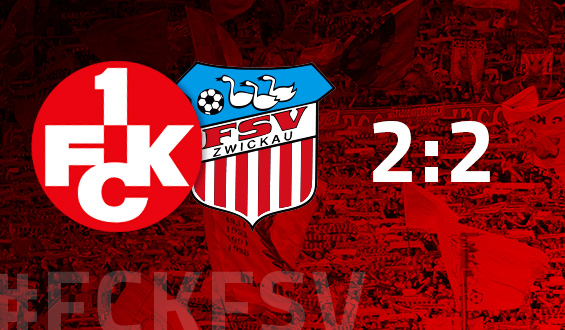 2:2 in der Nachspielzeit: Nur Remis gegen Zwickau
