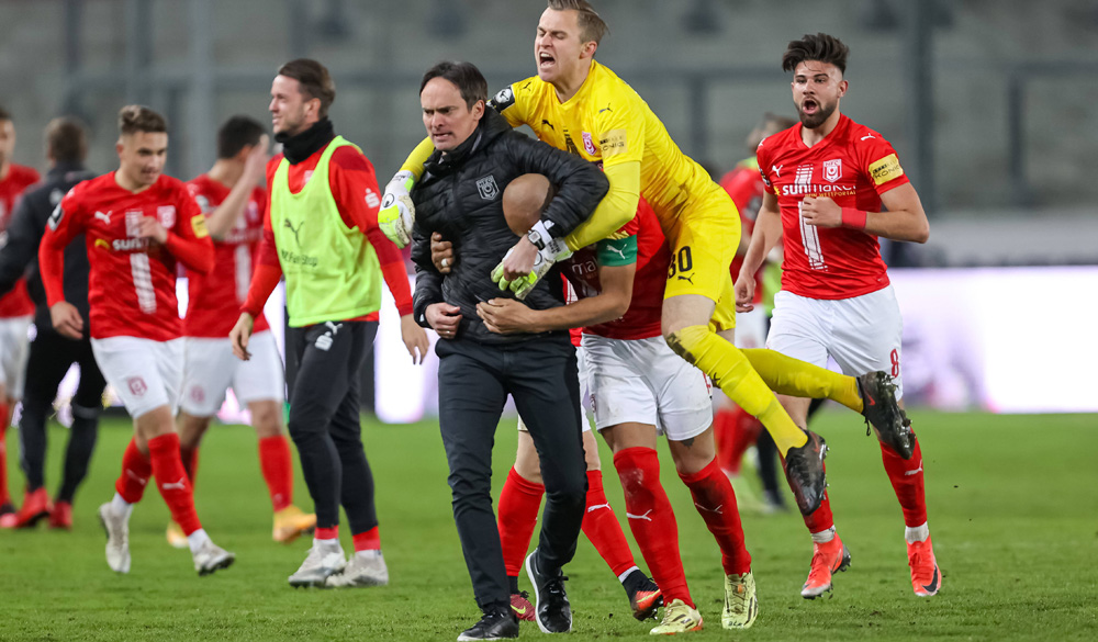 3. Liga: Halle schockt Uerdingen im Freitagsspiel