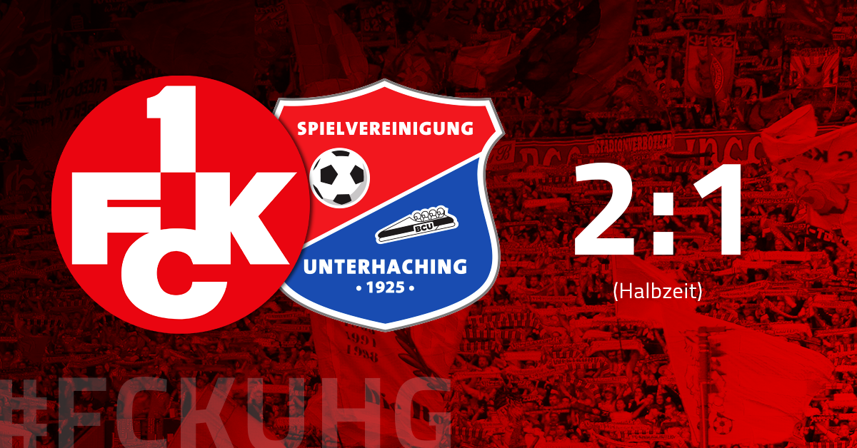 Hercher und Hlousek treffen: FCK führt 2:1 zur Pause