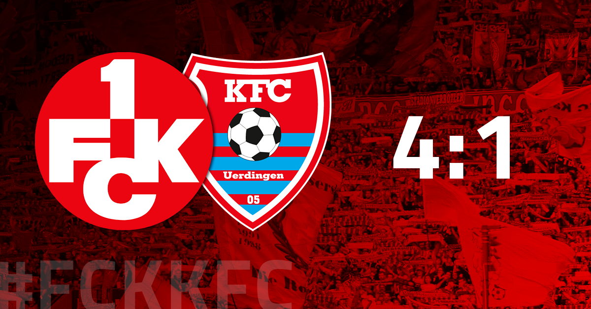 Rote Teufel landen Big Point: 4:1 gegen Uerdingen