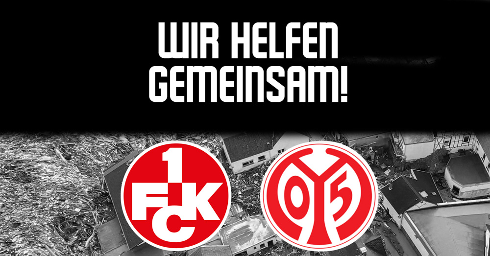 Hochwasser: FCK und Mainz tragen Benefizspiel aus