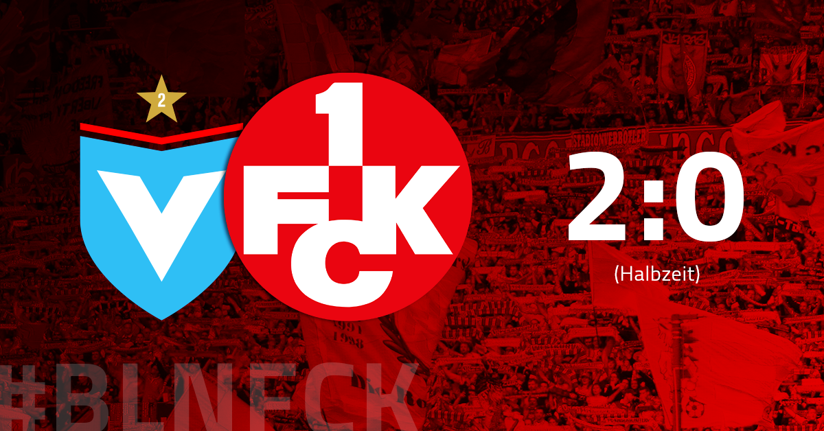 Überforderte FCK-Abwehr: 0:2-Rückstand zur Pause