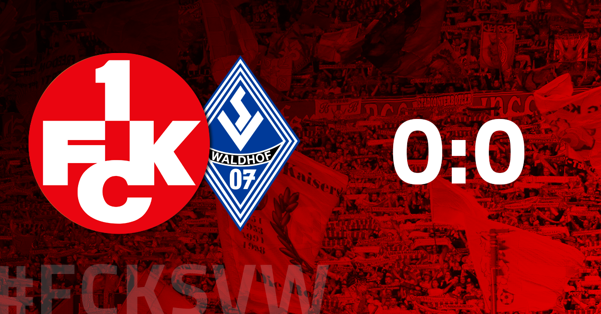 Zu neunt: Lautern erkämpft 0:0-Remis gegen Waldhof