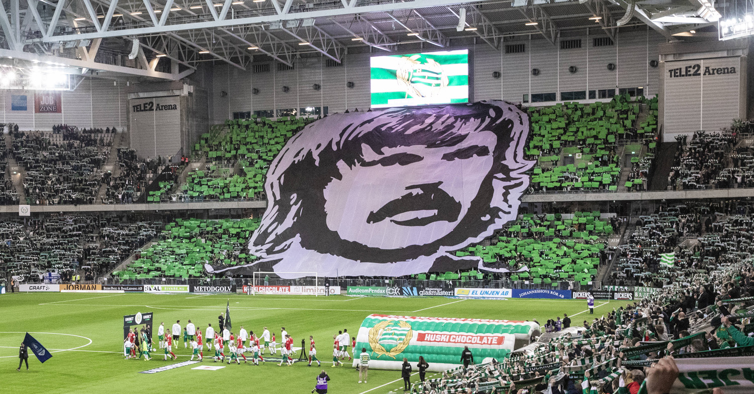 Choreo: Hammarby-Fans machen Ronnie Hellström Mut