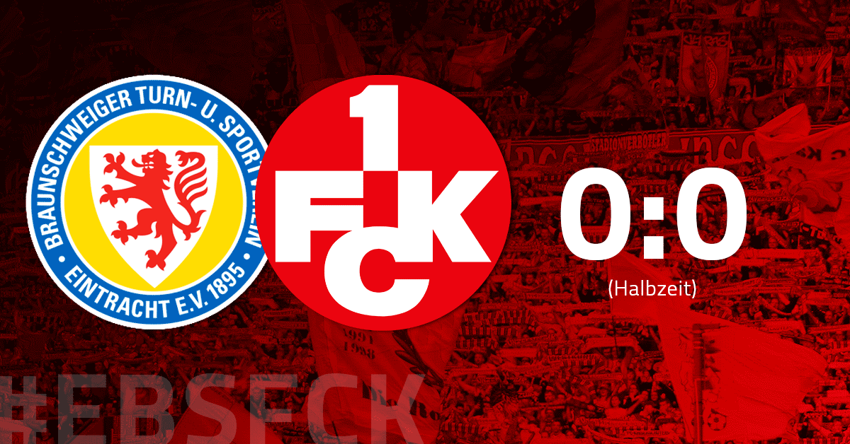 Halbzeit im Eintracht-Stadion: Gutes Spiel, keine Tore