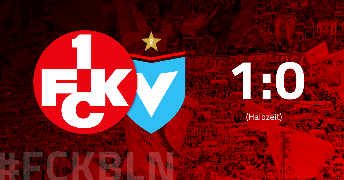 Niehues bricht den Bann: FCK führt zur Pause mit 1:0