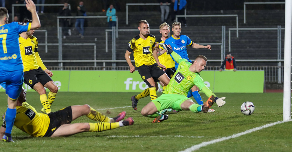 BTSV gewinnt in Dortmund und rückt näher an den FCK