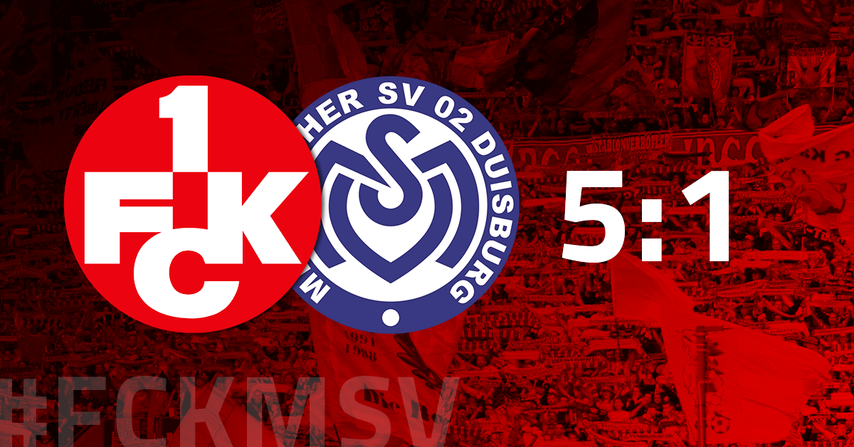 5:1-Erfolg gegen Duisburg: Lautern feiert Kantersieg