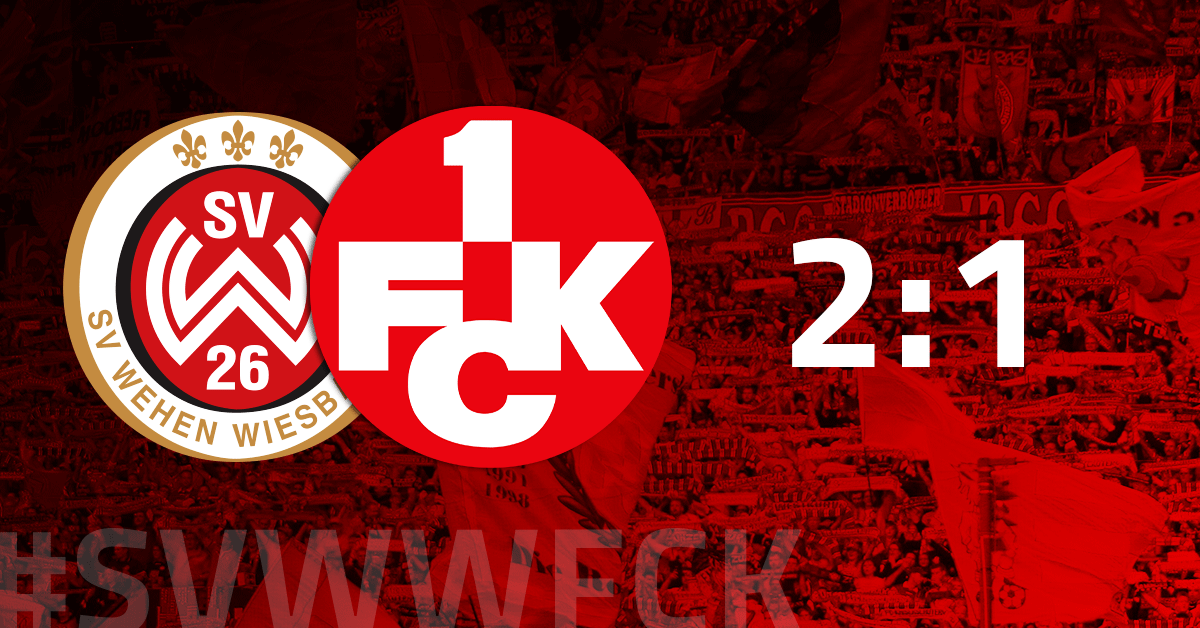 Rückschlag in Wiesbaden: Lautern unterliegt Wehen 1:2