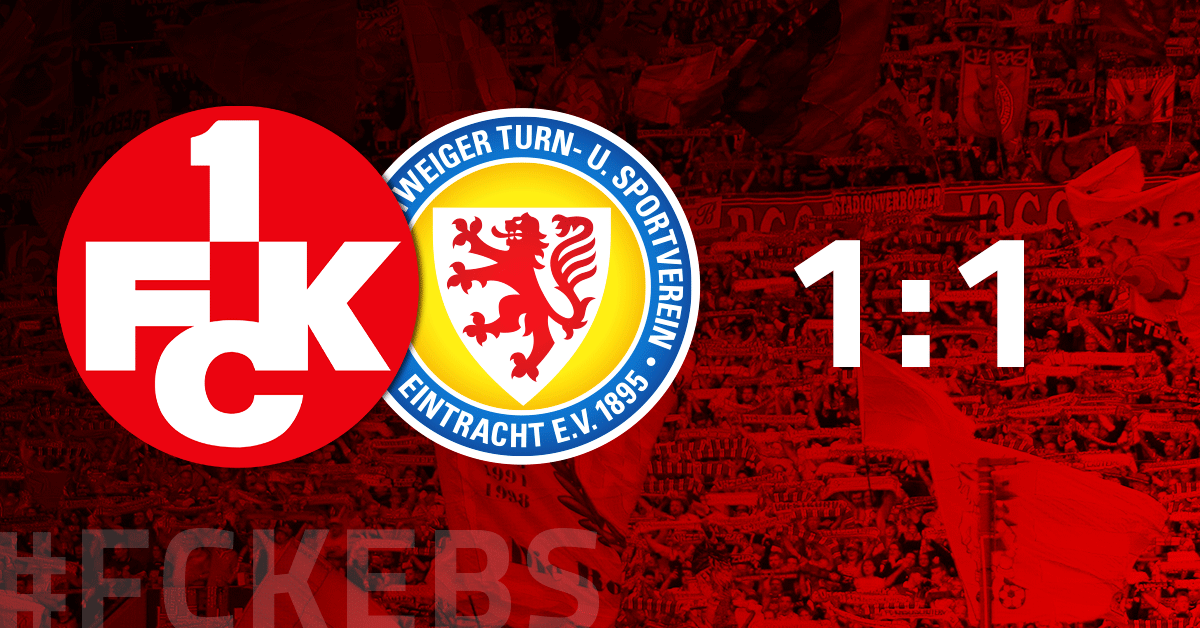 Nach Rückstand: Lautern mit 1:1 gegen Braunschweig