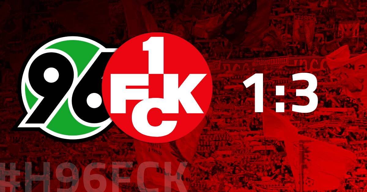 3:1 nach 0:1: Lautern feiert Comeback-Sieg in Hannover