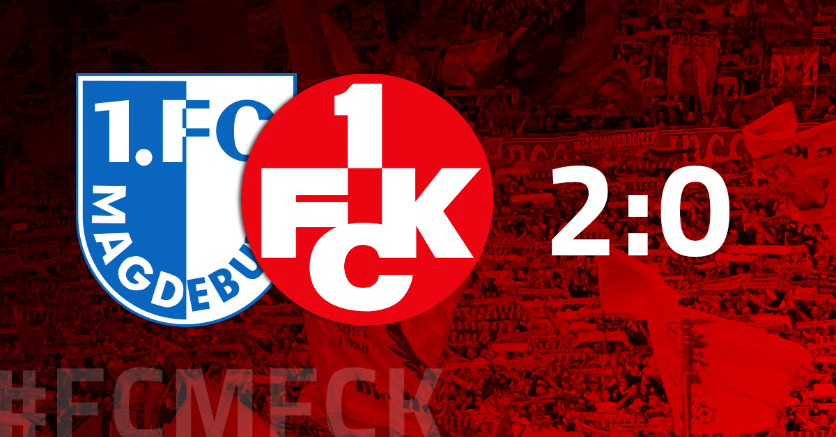 Nichts zu holen in Magdeburg: FCK unterliegt mit 0:2