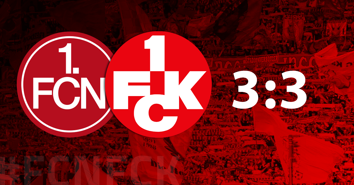 Betze-Wahnsinn in Nürnberg: FCK spielt nach 1:3 noch 3:3