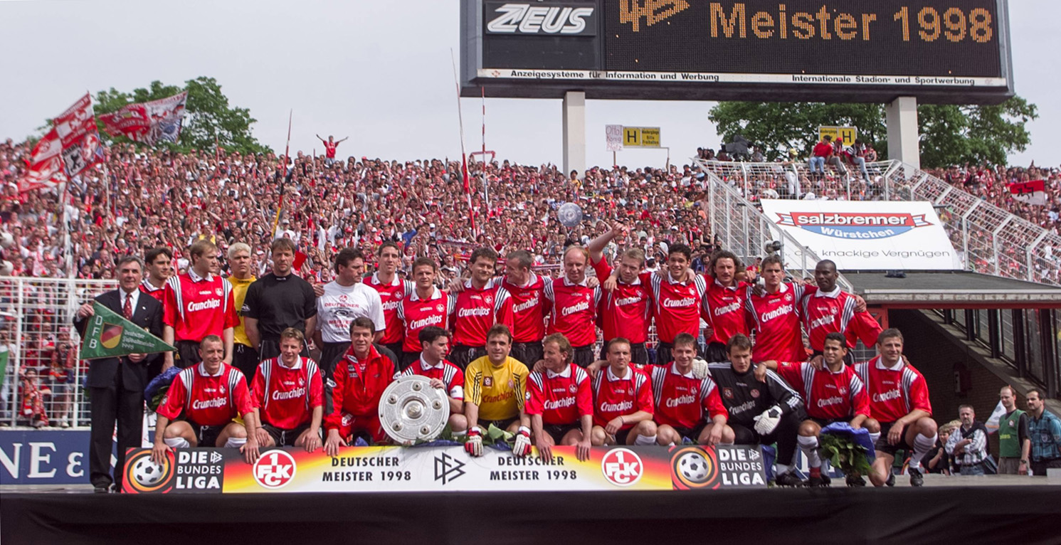 Otto Rehhagel und seine Meister kommen zum Heimspiel