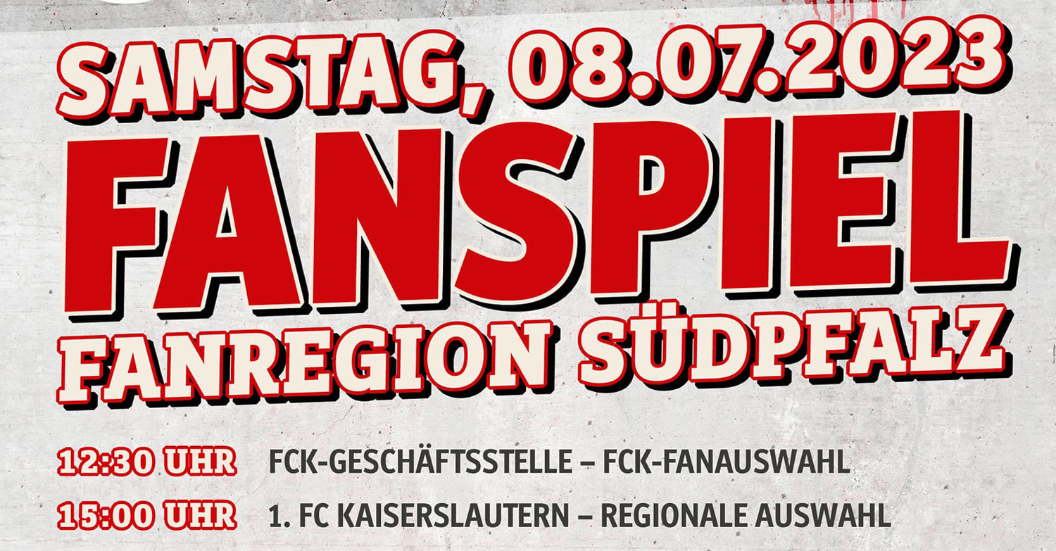 Herxheim begrüßt den FCK am 8. Juli zum Fanspiel