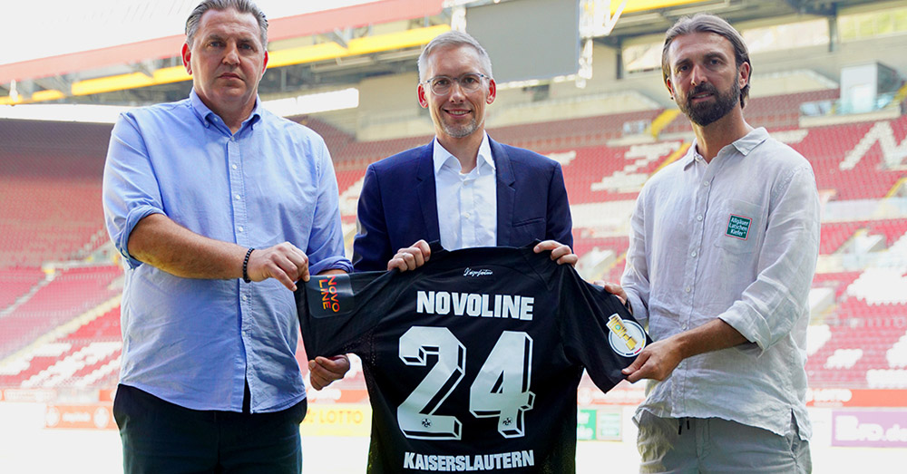 Novoline wird neuer FCK-Ärmelsponsor im DFB-Pokal