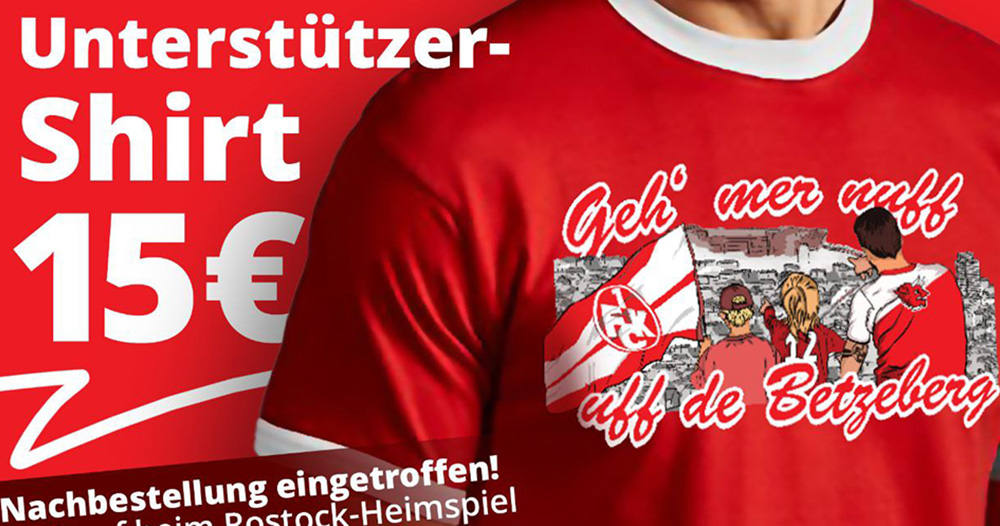 Betze-Shirts für den guten Zweck am Sonntag im Verkauf