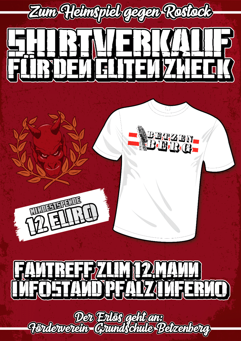 Flyer: T-Shirt-Verkauf Pfalz Inferno