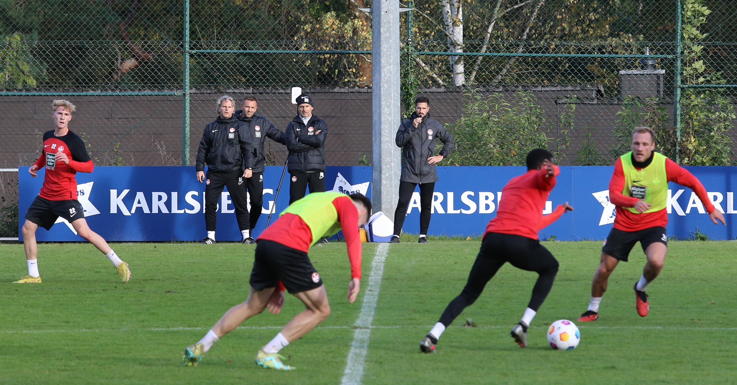 Training ohne Fünf: FCK lenkt den Fokus auf Hamburg