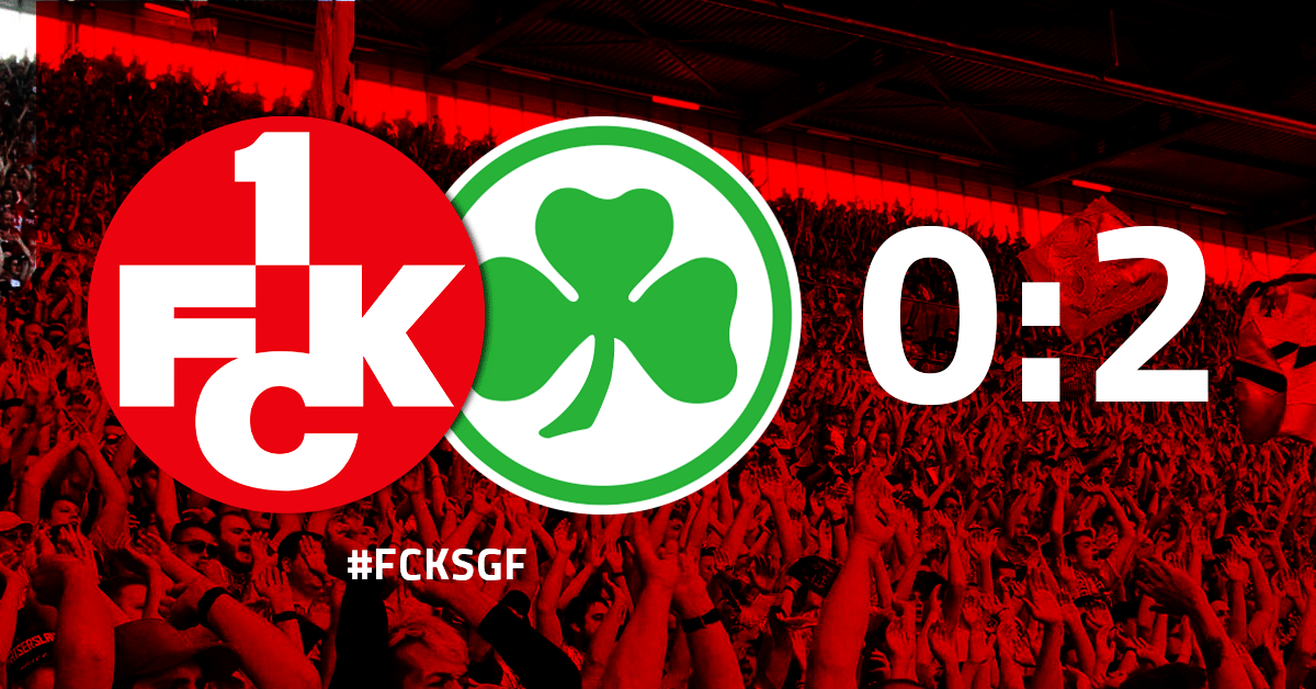 0:2 gegen Fürth: FCK verliert Spiel und Tomiak mit Rot