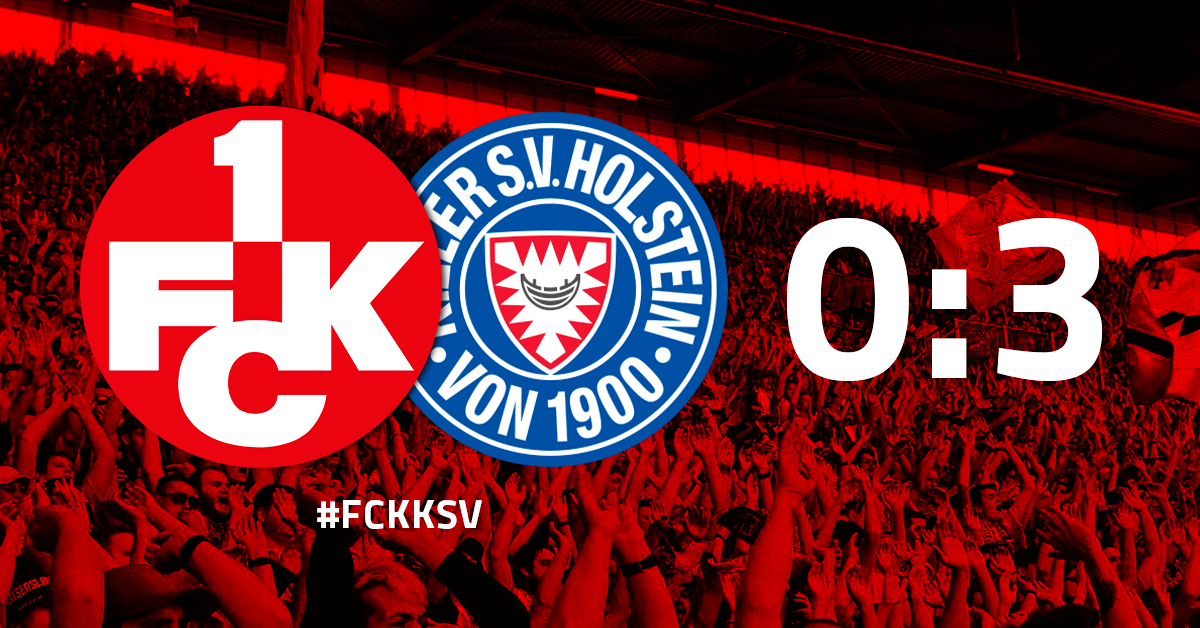 Dritte Niederlage in Folge: FCK unterliegt Kiel mit 0:3
