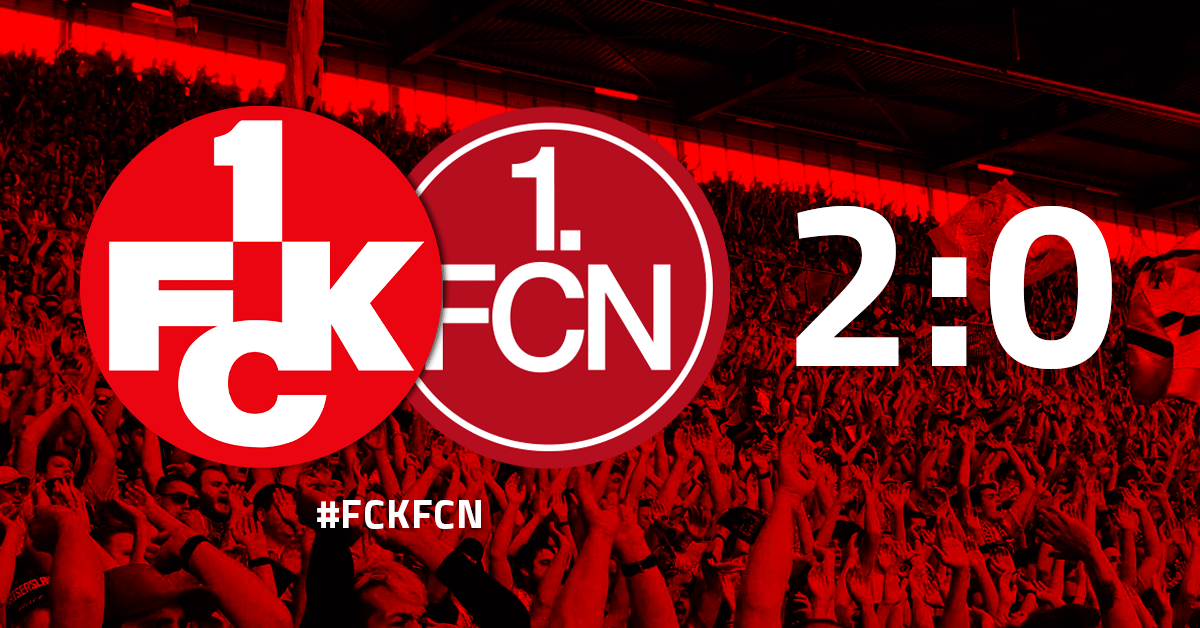 2:0 gegen Nürnberg: FCK mit Doppelschlag im Viertelfinale
