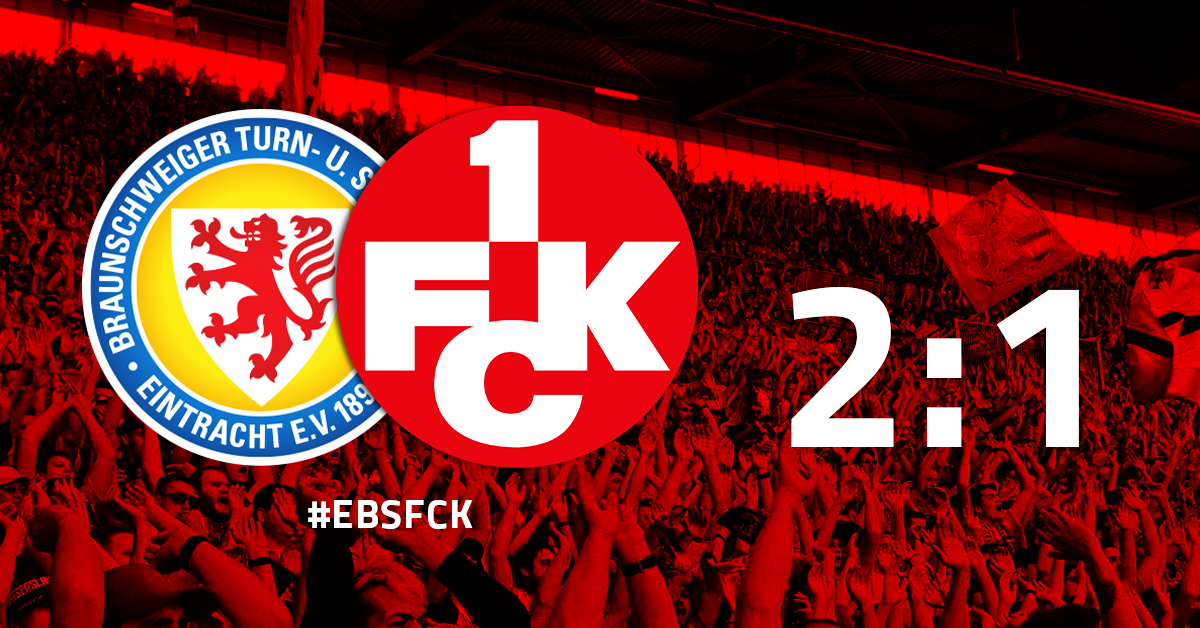 Sechste Pleite in Folge: FCK verliert 1:2 in Braunschweig