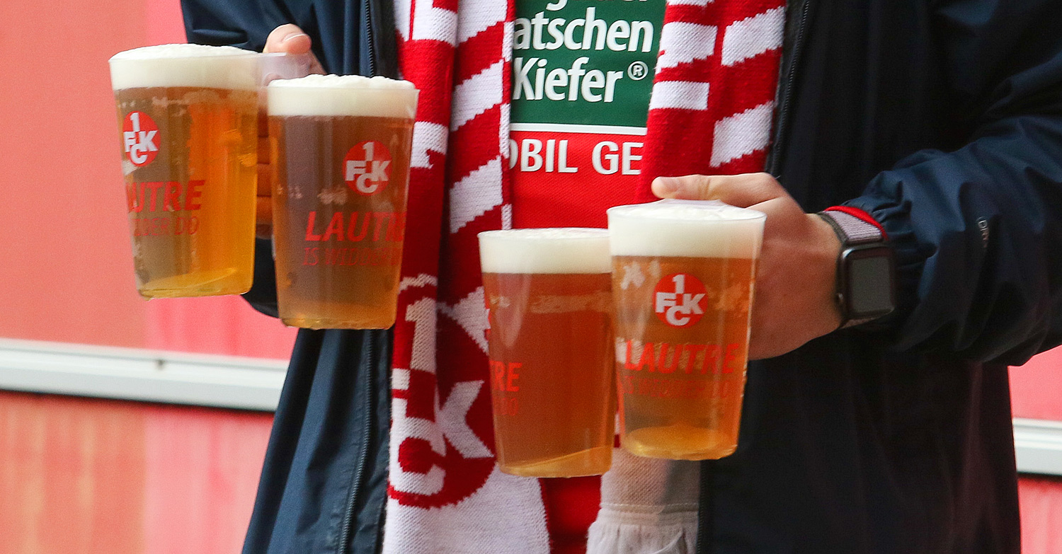 Alkoholverbot im und ums Stadion beim Derby FCK-KSC