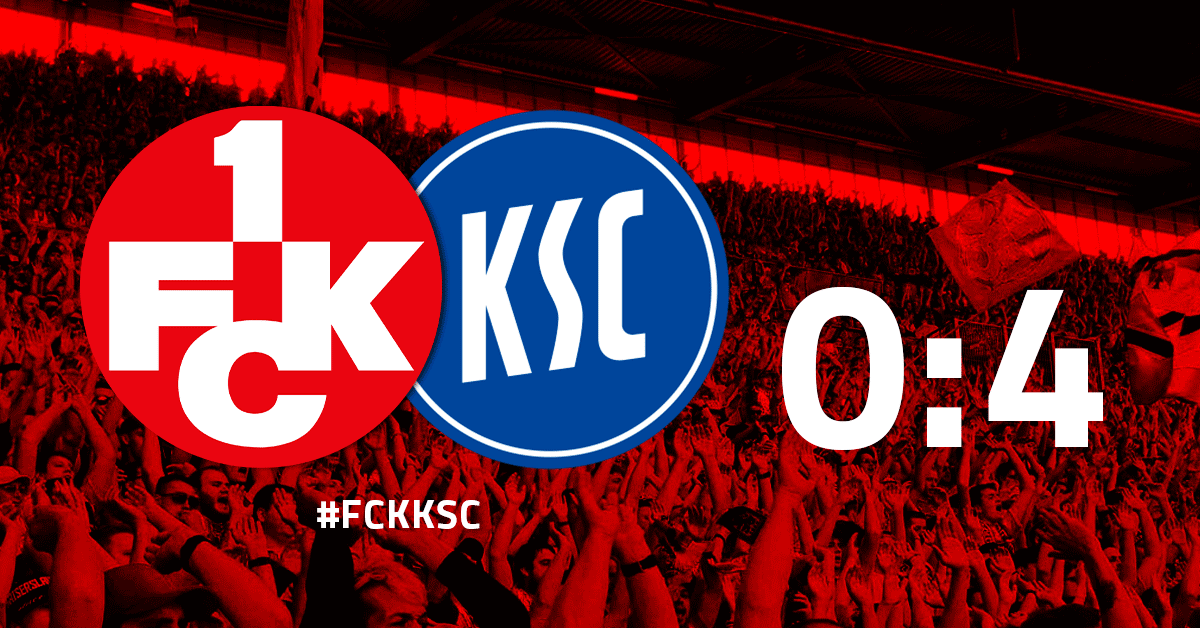 Debakel im Derby: FCK verliert mit 0:4 gegen Karlsruhe