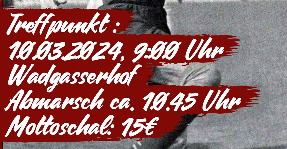 Mottoschal, Fanmarsch und Spenden zu Ottes' Geburtstag