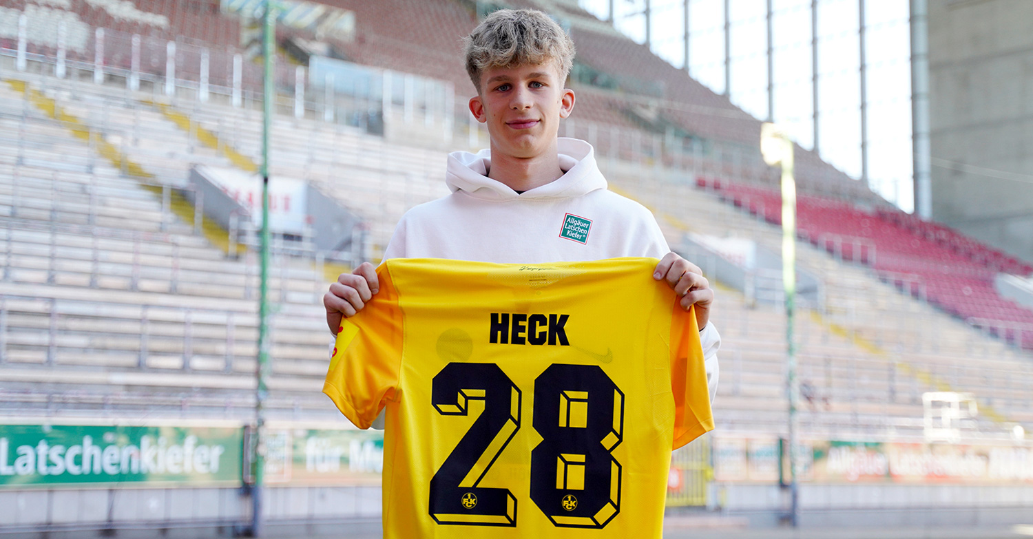 Fabian Heck rückt als Profi ins Torwartteam des FCK auf