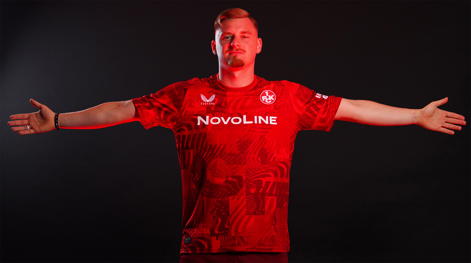 So sieht das neue FCK-Trikot von Ausrüster Castore aus