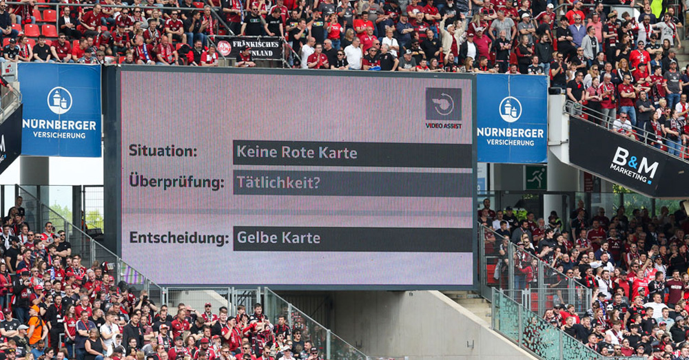 VAR: Testphase für Schiri-Durchsagen - zunächst ohne FCK