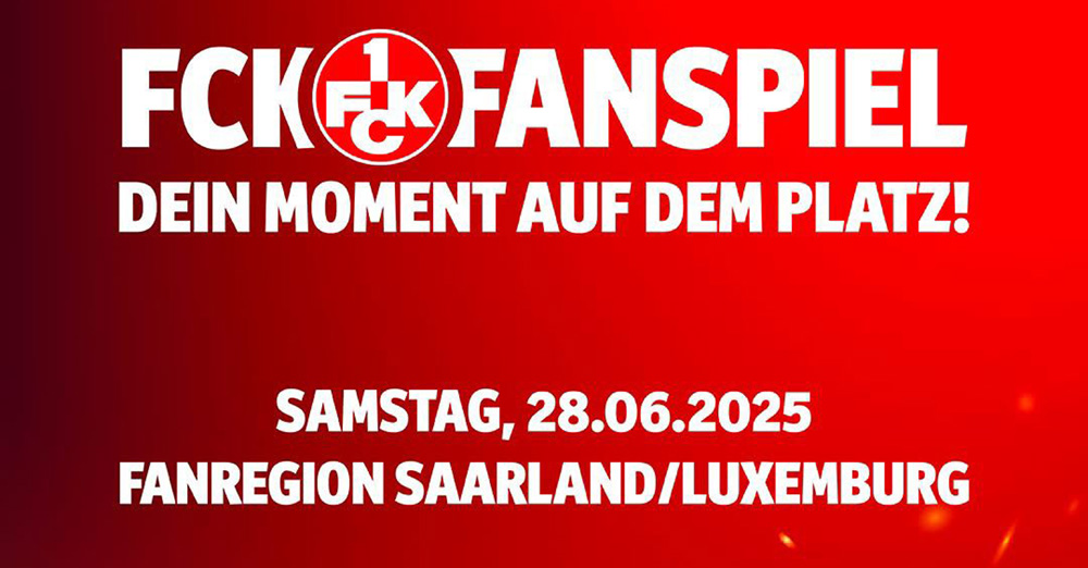 Fanspiel des FCK am 28. Juni 2025 in Biwer/Luxemburg