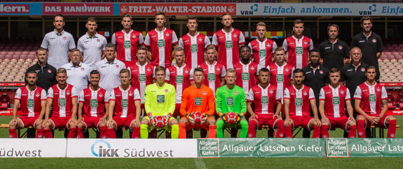 Mannschaftsfoto des 1. FC Kaiserslautern II