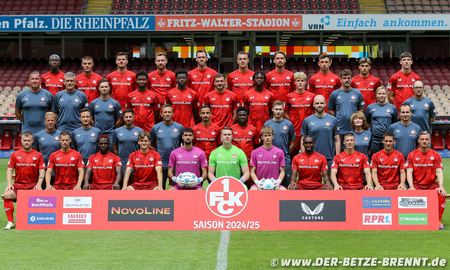 Mannschaftsfoto des 1. FC Kaiserslautern